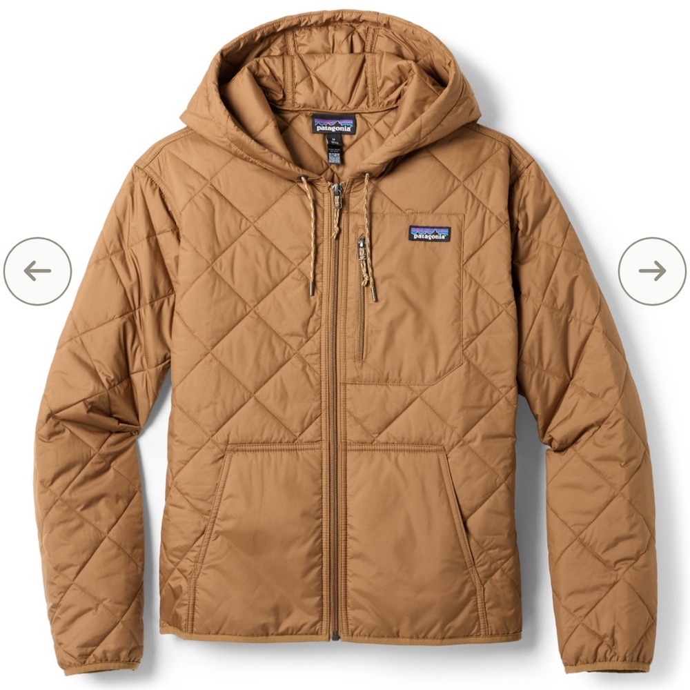 Patagonia Women’s Down Jacket Puffer Brown Size Small
